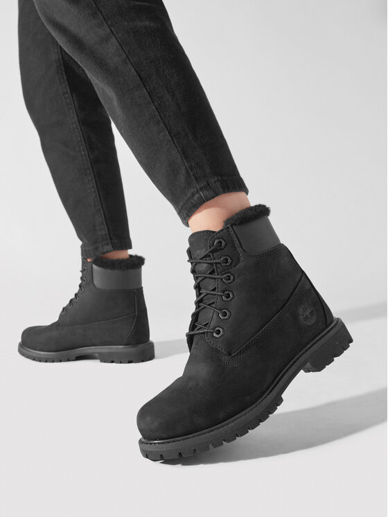 Timberland Timberland Planinarske cipele 6In Premium Shearling TB0A1U7S0011 Crna