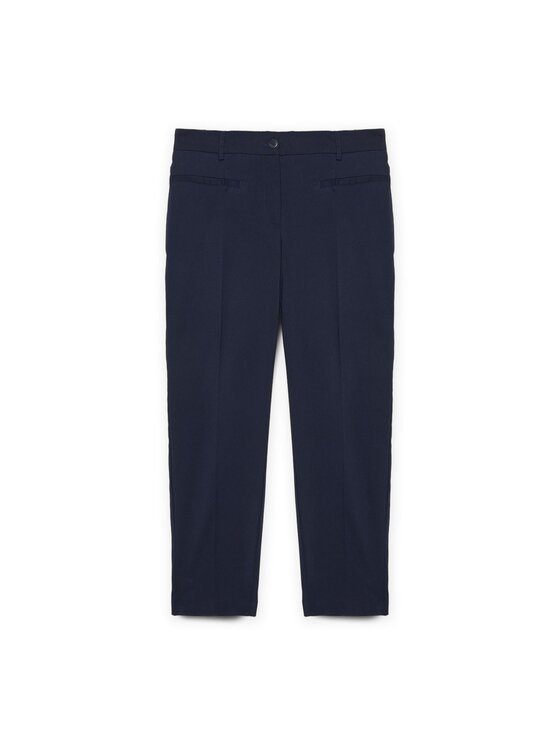 Fiorella Rubino Fiorella Rubino Pantaloni di tessuto P949L102088N034 Blu Slim Fit
