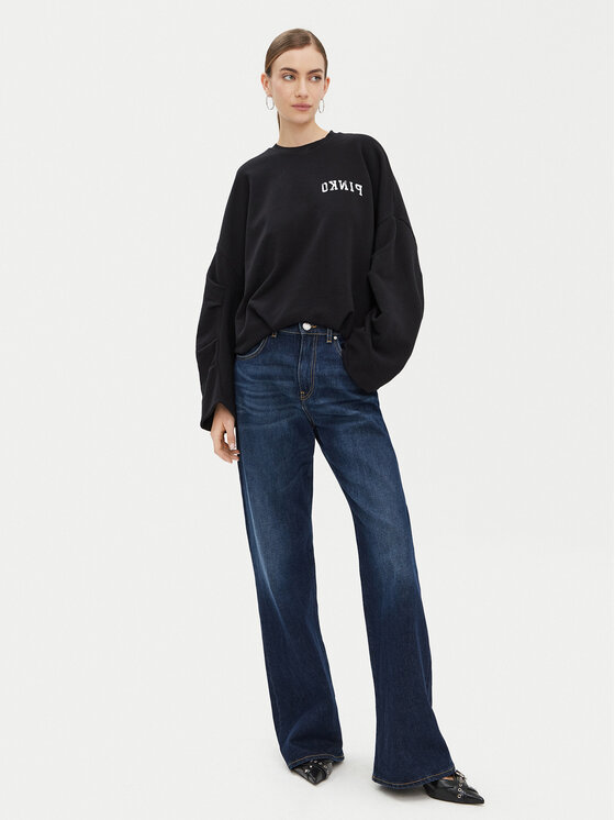 PINKO PINKO Traperice Wanda 101733 Crna Regular Fit