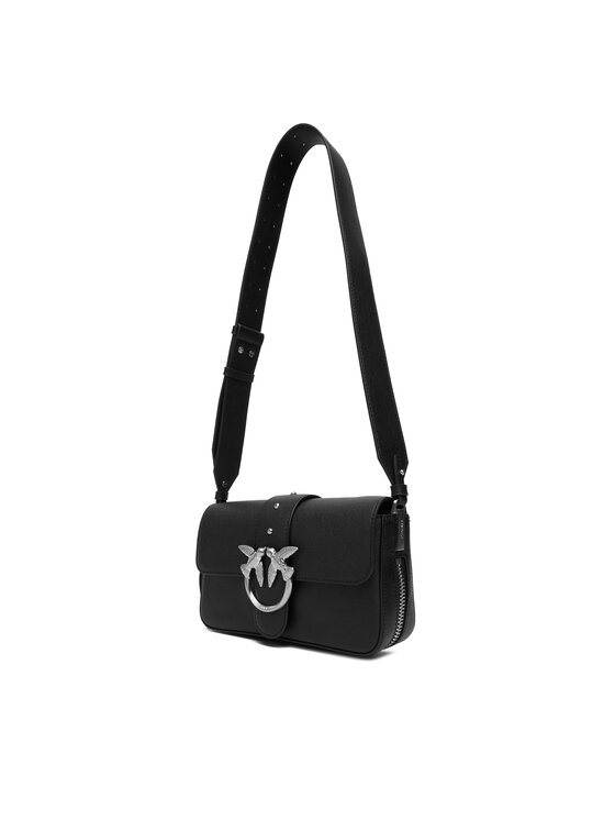 PINKO PINKO Kabelka Love One Slouchy Zip Mini AI 25-26 PLTT 105345 A2JG Černá