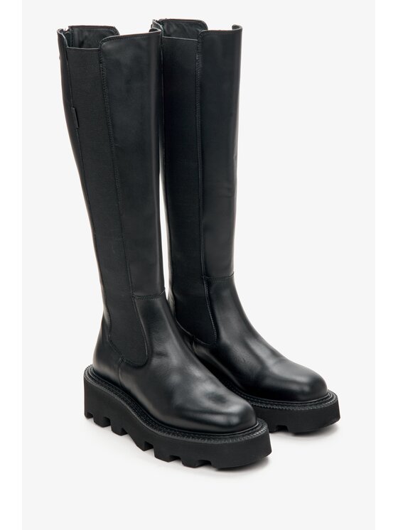 Estro Estro Μπότες ER00113956 Μαύρο