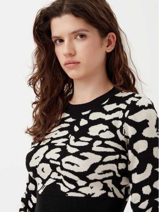 ONLY ONLY Πουλόβερ Lima 15339828 Μαύρο Cropped Fit
