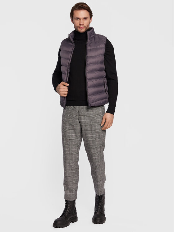 Brave Soul Brave Soul Жилетка за костюм MJK-CHADDERTON Сив Regular Fit