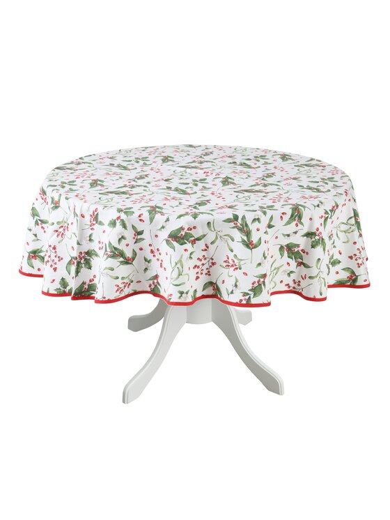 Roseberry Home Roseberry Home Obrus Very Merry Christmas Czerwony