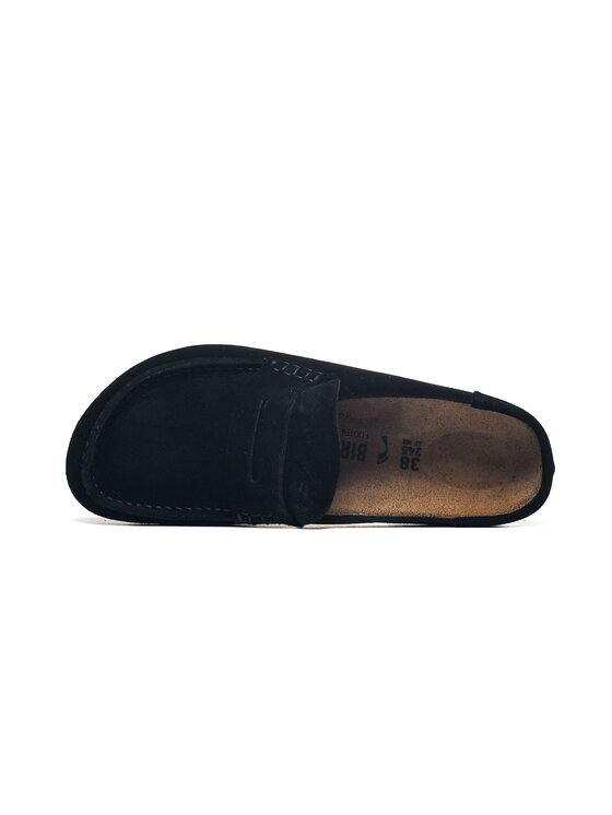 Birkenstock Birkenstock Klapki Naples Wrapped Suede Leather Beżowy