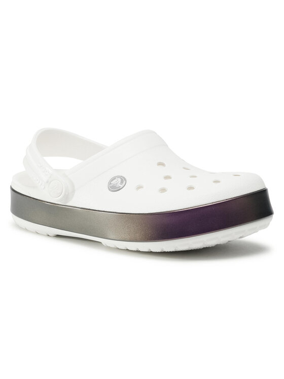 Crocband iridescent best sale band clog