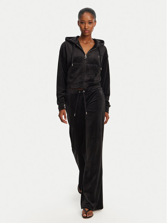 Juicy Couture Juicy Couture Pantaloni trening Christine JCWBJ125304 Negru Flared Leg