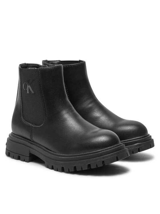 Calvin Klein Jeans Calvin Klein Jeans Čizme Chelsea Boot V3X5-81097-1355 M Crna