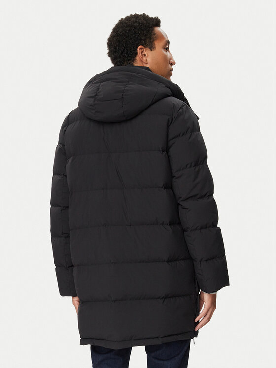 Calvin Klein Calvin Klein Пухено яке Classic LV04LH507G Черен Regular Fit