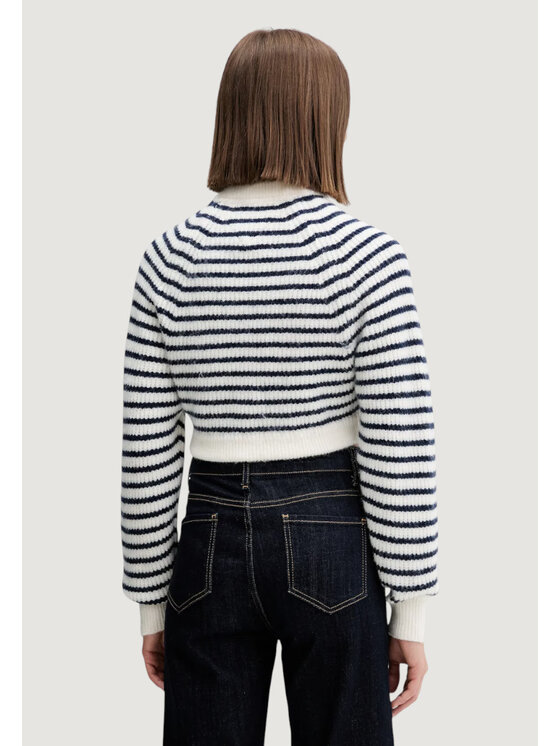 Tommy Jeans Tommy Jeans Πουλόβερ TJW CROP BADGE SWEAT Λευκό Sweat Fit