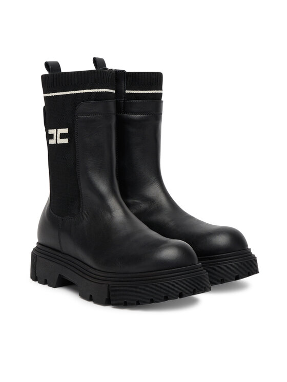 Elisabetta Franchi Elisabetta Franchi Μποτάκια Chelsea F4-A5E-0424-1316930 D Μαύρο