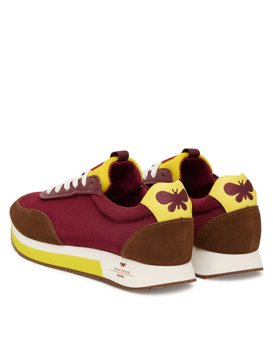 Weekend Max Mara Weekend Max Mara Sneakersy 2615761054650 Bordowy