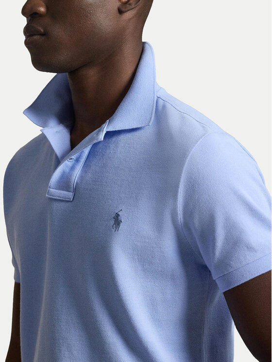 Polo Ralph Lauren Polo Ralph Lauren Tricou polo 710680784031 Albastru deschis Custom Slim Fit