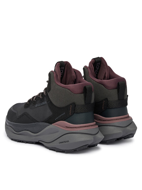 Clarks Clarks Трекінгові черевики Pace Trail Btwp 26329566 Чорний
