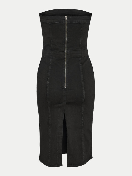 Noisy May Noisy May Дънкова рокля Mira 27031683 Черен Slim Fit