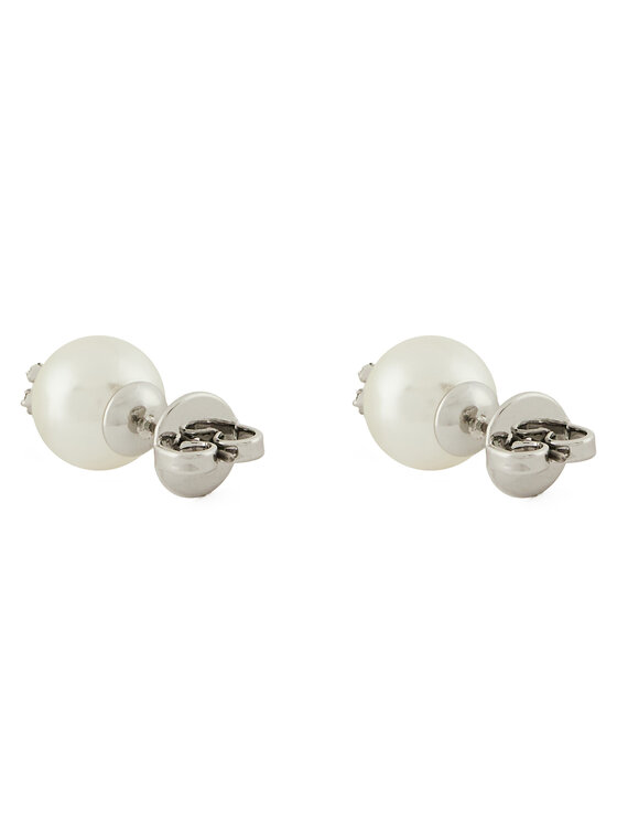 Tory Burch Tory Burch Náušnice Kira Pearl Stud 163698 Biela