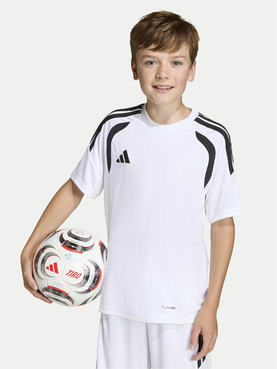 adidas adidas Тениска от техническо трико Tiro 26 League KB1312 Бял Regular Fit