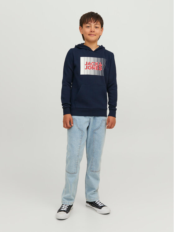 Jack&Jones Junior Jack&Jones Junior Majica dugih rukava 12237459 Tamnoplava Regular Fit