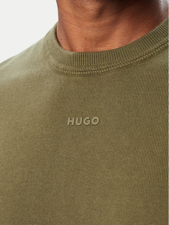 HUGO HUGO Džemper San Cassius-C2 50553588 Kaki Regular Fit