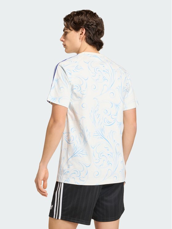 adidas adidas Koszulka techniczna 162020 Biały Slim Fit