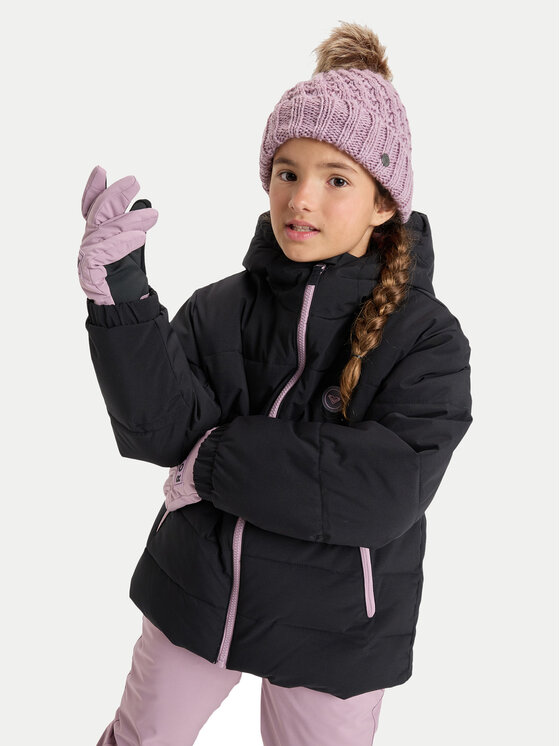 Roxy Roxy Лижна куртка Snowyhill ERGTJ03205 Чорний Regular Fit