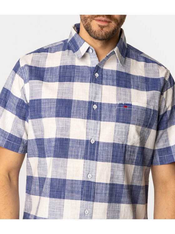 Lee Cooper Lee Cooper Koszula WILL2 1108 Niebieski Regular Fit