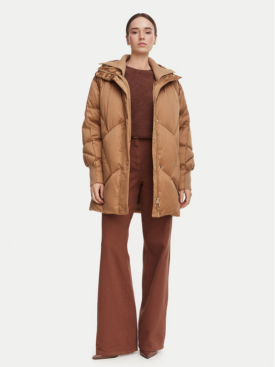 Marella Marella Daunenjacke Angus 2623486094 Hellbraun Regular Fit