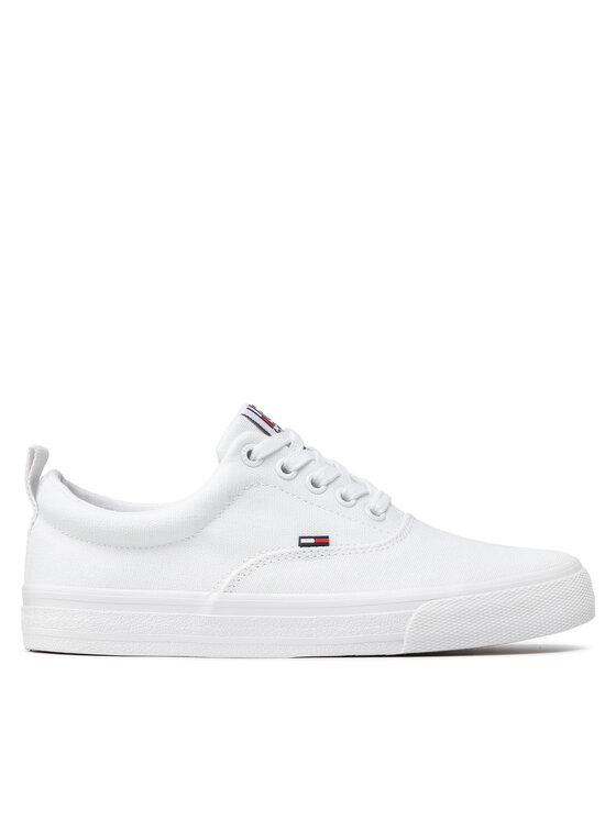 Tommy Jeans Tommy Jeans Tenisky Classic Tommy Jeans Sneaker EN0EN00986 Biela