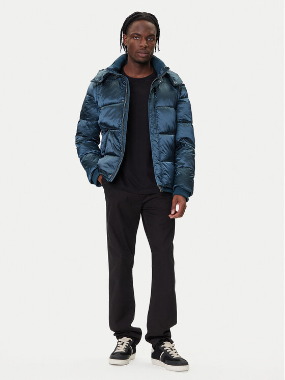 Guess Guess Зимно яке M5BL2L WGZF2 Син Regular Fit