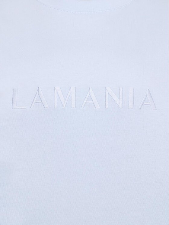 La Mania La Mania T-Shirt LUCY Niebieski jasny Basic Fit
