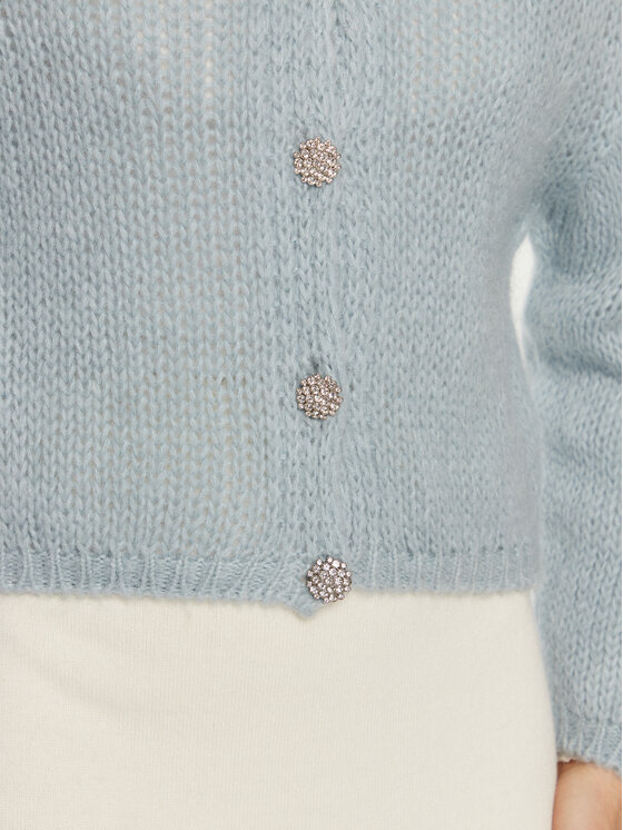 ViCOLO ViCOLO Strickjacke 33013S Himmelblau Regular Fit