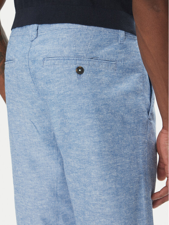 Tom Tailor Tom Tailor Szorty materiałowe 1044712 Niebieski Regular Fit