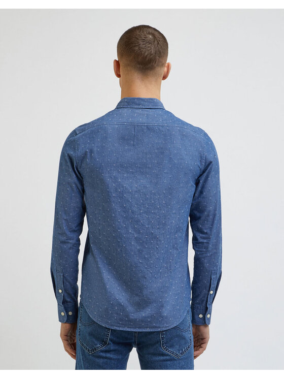 Lee Lee Camicia LEE BUTTON DOWN Blu Regular Fit