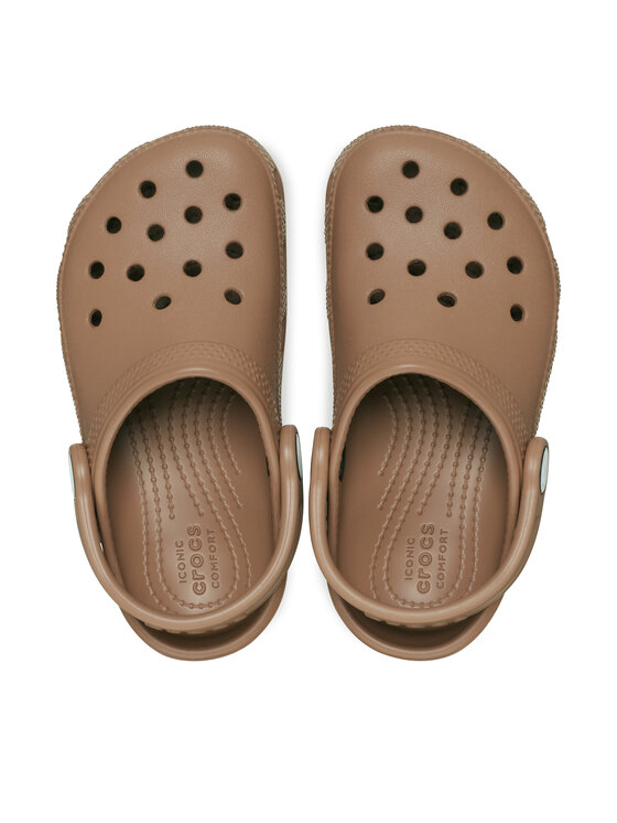 Crocs Crocs Šľapky Toddler Classic Clog 206990 Hnedá