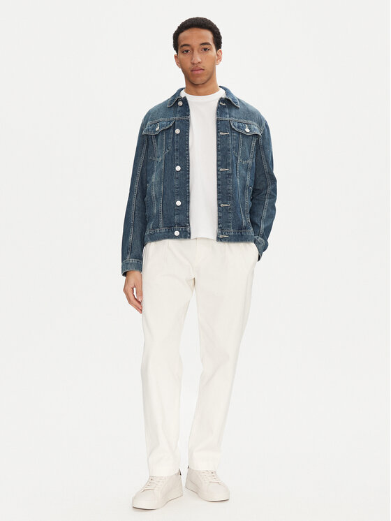 Tom Tailor Tom Tailor Džinsinė striukė 1044967 Mėlyna Regular Fit