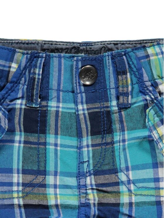 Kanz Kanz Szorty materiałowe 1713475-0002 Niebieski Basic Fit