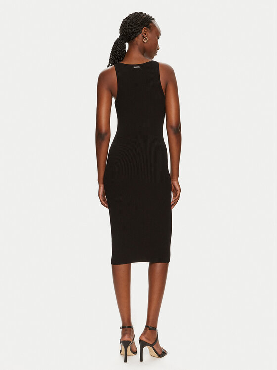 MICHAEL Michael Kors MICHAEL Michael Kors Трикотажна сукня MT482IL33D Чорний Slim Fit