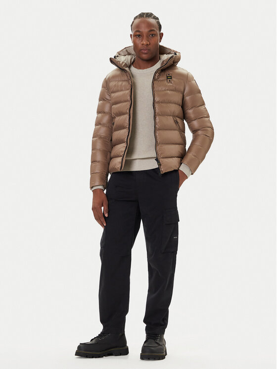 Blauer Blauer Преходно яке 25WBLUC02079 Бежов Regular Fit