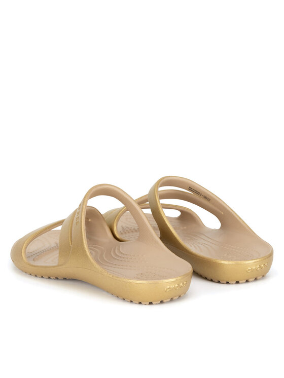 Crocs Crocs Iešļūcenes KADEE II METALLIC SANDAL W 210147-710 Zelta