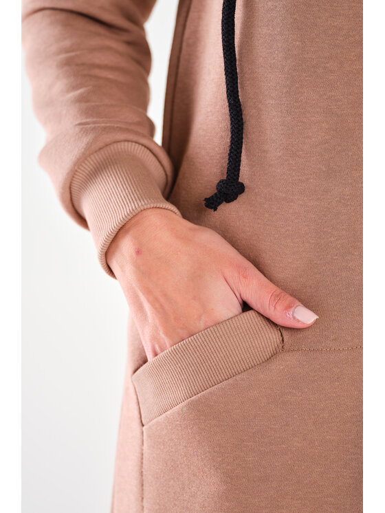 Infinite You Infinite You Bluza M278 Beżowy Basic Fit