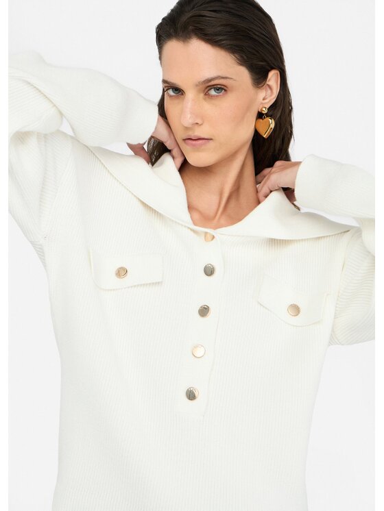 Liu Jo Liu Jo Maglione MF5373MS99E10701 Bianco Regular Fit