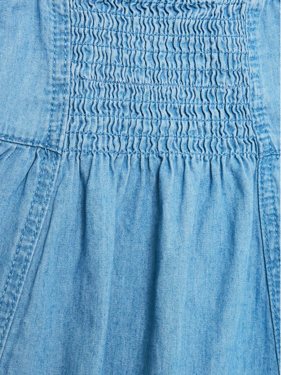 United Colors Of Benetton United Colors Of Benetton Kasdieninė suknelė 4DHJGV00S Mėlyna Regular Fit