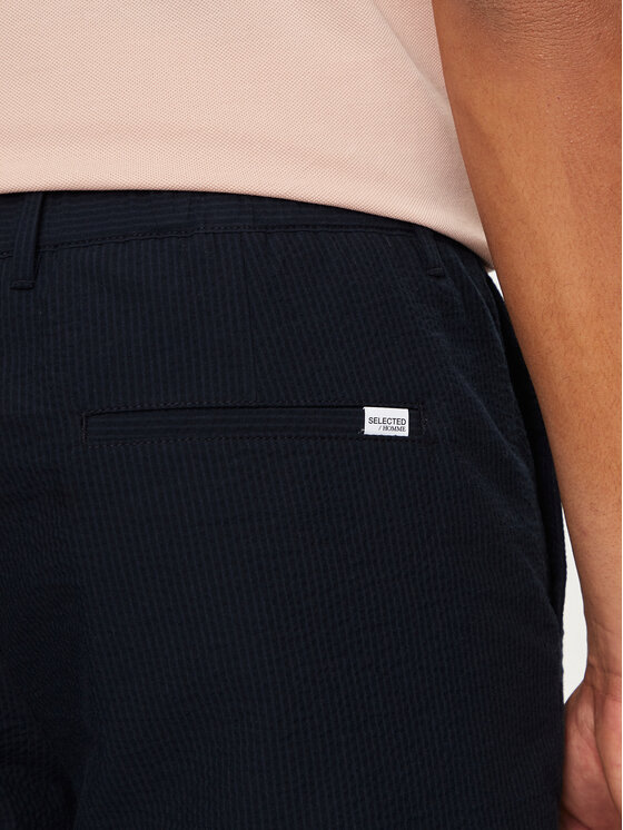Selected Homme Selected Homme Szövet rövidnadrág Slhregular-Karl 16092367 Sötétkék Regular Fit