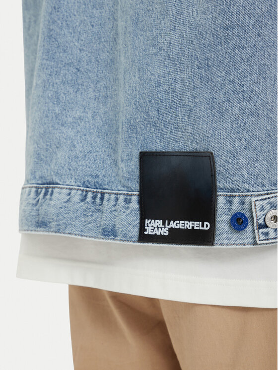 Karl Lagerfeld Jeans Karl Lagerfeld Jeans Weste B2M14024 Hellblau Regular Fit