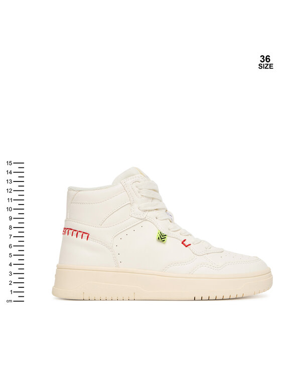 Geox Geox Snīkeri J Lestrella J56NLA 000BC C1000 D Balts