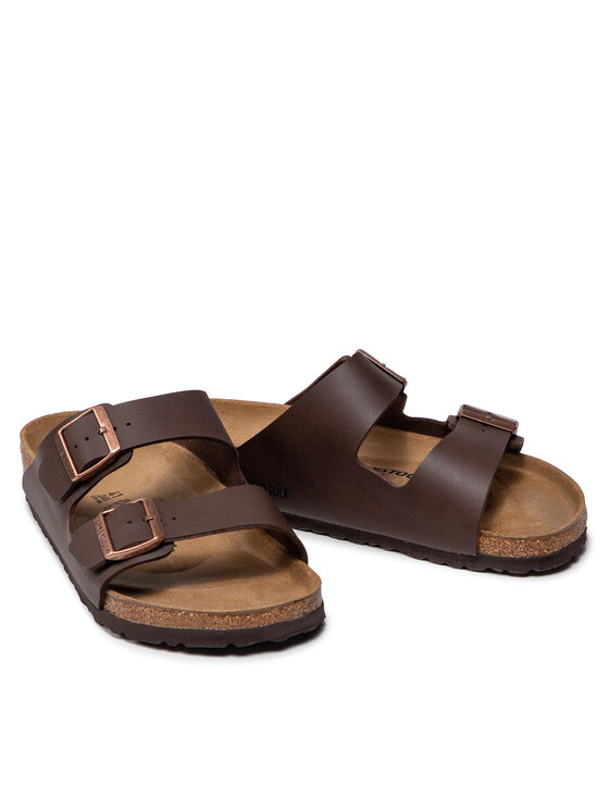 Birkenstock Birkenstock Pantoletten Arizona Birko-Flor 0051701 Braun