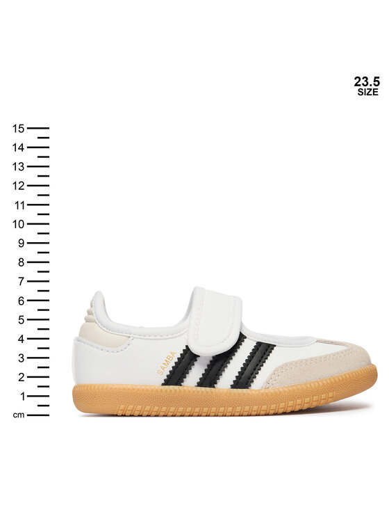 adidas adidas Baleriny Samba Jane LA3703 Biały