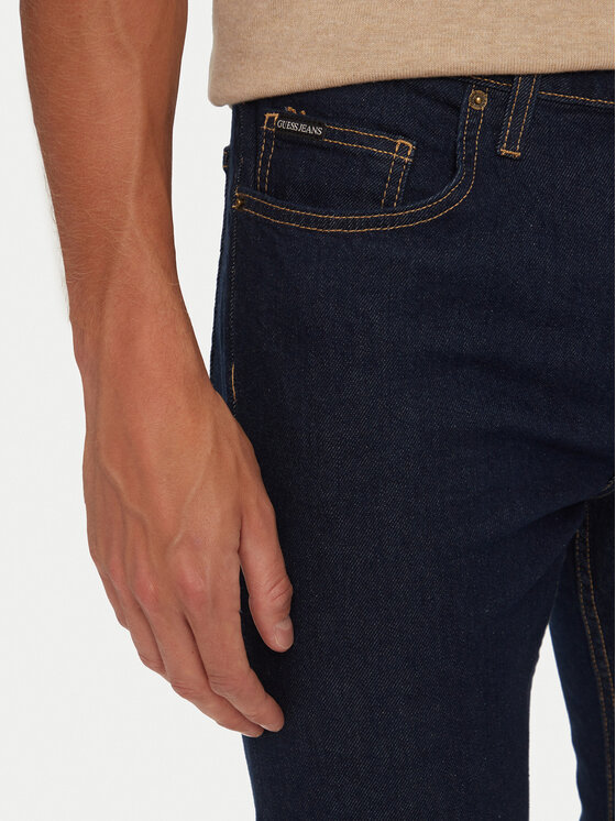 Guess Jeans Guess Jeans Jeansy M4YA0F D5DM5 Granatowy Skinny Fit