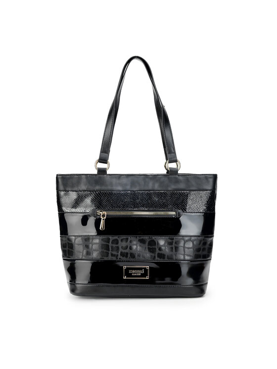 Monnari Monnari Handtasche TORIMP0-24J-BAG4800-KM20D000-R00 Schwarz