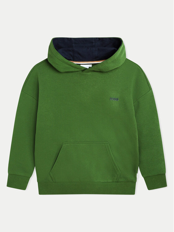 Boss Mikina J50714 D Zelená Loose Fit